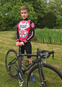 Tom in his Red Rose Olympic kit